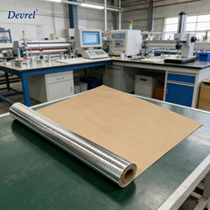 Materiale Isolante in Foglio di Alluminio - Rinforzato, Riflettente Termico, Rivestimento FSK - Involucro Edilizio - Cantieri Edili - Product Image 1