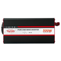 Onduleur de voiture à onde sinusoïdale pure 500W de haute qualité pour la conversion de puissance 12V à 220V