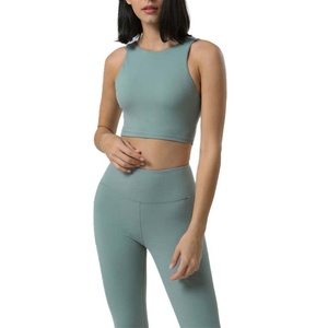 Conjunto Deportivo de 2 Piezas para Mujer, Ropa Deportiva de Cintura Alta para Gimnasio y Entrenamiento, Bra Deportivo y Leggings sin Costuras para Yoga - Product Image 5