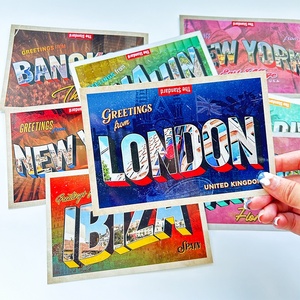 Chất lượng cao tùy chỉnh in hai mặt Cảm ơn bạn thẻ in đầy đủ màu sắc thiệp chúc mừng chết cắt bưu thiếp với thiết kế cá nhân - Product Image 5