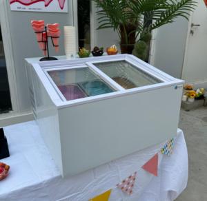 Thương mại siêu thị cửa trượt Tủ đông kinh tế Bảng Mô hình ice cream hiển thị thiết bị làm lạnh - Product Image 4