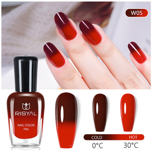 Ensemble de vernis à ongles en gel UV à changement de couleur thermique, séchage rapide, effet dégradé, vernis en gel pour manucure - Product Image 1