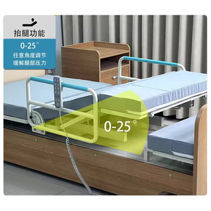 Cama de enfermería eléctrica Wan Renkangyun 6, totalmente eléctrica, giratoria 90 grados, para uso doméstico en ancianos - Product Image 2