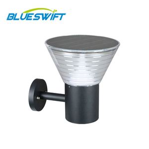 BLUESWIFT impermeable Ip65 al aire libre el atardecer al amanecer 5 vatios todo en uno Led luz Solar del jardín - Product Image 1