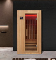 Salle de sauna infrarouge à spectre complet, thérapie par lumière rouge, spa intérieur, sauna de luxe pour la relaxation à domicile