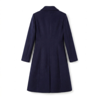Manteau long d'hiver pour femme Boying, col blazer professionnel, polyester écologique coupe-vent, élégant, OEM ODM, vente en gros