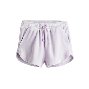 Breathable Cotton Viscose Blend Women's Casual Shorts <b>Elastic</b> Waist Side Pockets Regular Fit Anti-Wrinkle Eco-Friendly Summer - Product Image 1