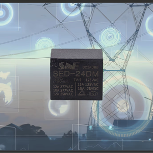 מודול ממסר חכם SNE SED-24DM ESP8266 לבית חכם ומיזוג אוויר 277VAC/15A התקנה קומפקטית על מעגל מודפס - Product Image 1