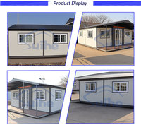 Maison moderne préfabriquée pliable personnalisée Petite Maison préfabriquée pliable