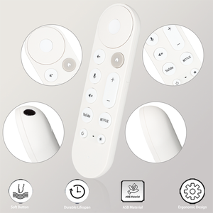 GY3LE pour télécommande de recherche vocale Google, pour Google TV Streamer 4K, <span class=keywords><strong>NON</strong></span> compatible avec Google Chromecast Snow - Product Image 5