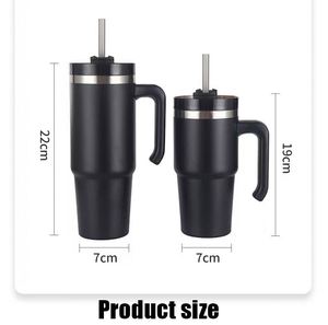 Custom logo 20oz 30oz Business Gifts Travel Sports Mug Thermos <b>Double</b> <b>Wall</b> Insulated Stainless Steel Grippy Tumbler With Handle - Product Image 2