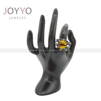 Lot de 3 bagues pour hommes en acier inoxydable plaqué argent, style punk gothique vampire, avec crâne de motard et œil de démon, bijoux