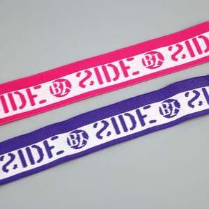 Low Price Y Type Open Side Nylon Custom Jacquard Underwear <b>Elastic</b> Band logo <b>Elastic</b> Waistband - Product Image 3