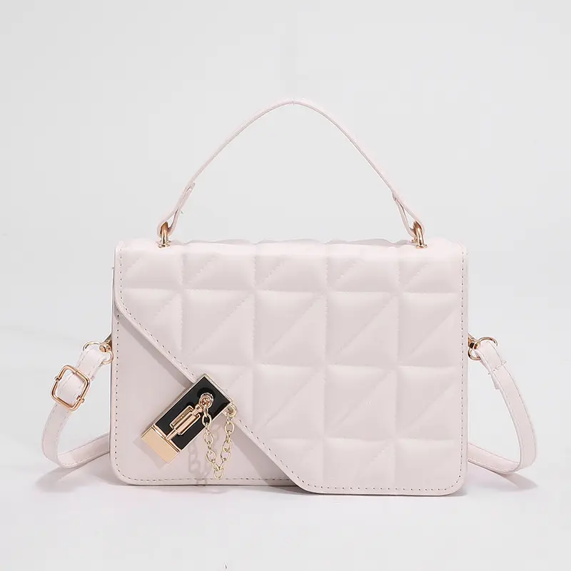 Fabrika satış pochette femme sac de luxe femme sac dökün femme zincir kare pu lüks kız kadınlar Lady elmas kafes çanta