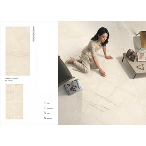 กระเบื้องพอร์ซเลนเคลือบเงาขนาด 900x1800 มม. รุ่น Statuario Antique ผิวมันเงา สำหรับตกแต่งพื้นที่สมัยใหม่ - Product Image 5