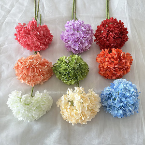 Usine de fleurs artificielles Meiyu Craft, fleurs d'hortensia en soie pour mariage, décoration intérieure, accessoires de photographie - Product Image 4
