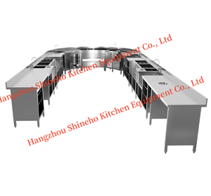 محطة عمل من الفولاذ المقاوم للصدأ لمطعم متنقل خارجي من Shineho ، محطة بار الكوكتيل المنقولة من Shineho - Product Image 6