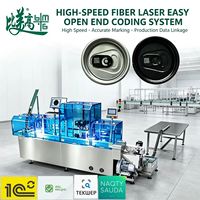 Machine de marquage laser à alimentation entièrement automatique, ouverture facile du couvercle, code GS1, gravure de précision, collecte de données de production en temps réel