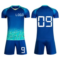 Seragam Sepak Bola Kustom Hitam Jersey Argentina Pria Pakaian Klub Sepak Bola