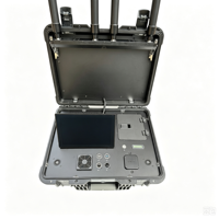 Système de détection d'identification à distance pour la sécurité en basse altitude, portable, avec écran 10,1 pouces, suivi passif multi-cibles en temps réel et carte électronique