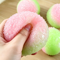 Jouets sensoriels anti-stress et à rebond lent, à presser et à froisser, en forme de boules de Bayberry et Waxberry, au toucher lisse et croquant, effet slushy