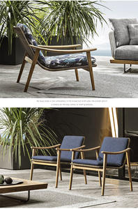 Ensemble <span class=keywords><strong>de</strong></span> table et <span class=keywords><strong>de</strong></span> chaises en rotin et teck d'extérieur, mobilier <span class=keywords><strong>de</strong></span> loisirs pour <span class=keywords><strong>jardin</strong></span>, cour, café, terrasse en plein air, ensemble <span class=keywords><strong>de</strong></span> salle à manger d'extérieur commercial - Product Image 5