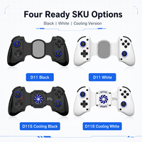 Manette de jeu sans fil télescopique D11 avec déclencheurs Hall pour jeux mobiles et cloud sur PC (OEM/ODM)