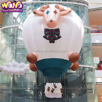 Ballon à air chaud gonflable personnalisé imprimé en couleur, gonflable publicitaire personnalisé pour les promotions de détail et les expositions d'art