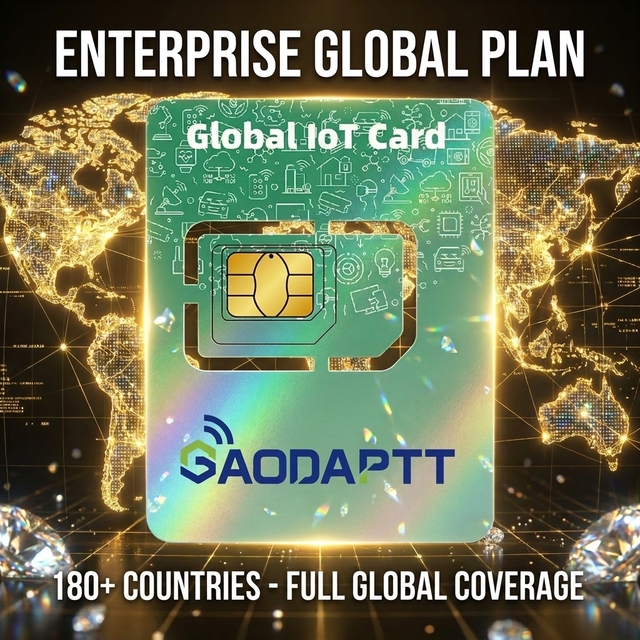 GaodaPTT Enterprise Plan Global Sim Card 3G 4G IOT Card Multi-Network Auto-Switching Sim Card 180+ Countries for Walkie Talkie