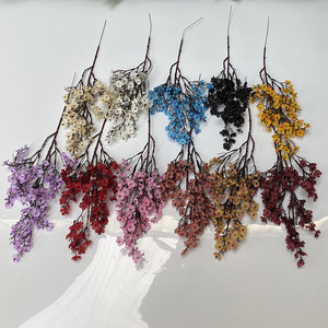 Flores Artificiales de Paniculata Multicolor de Tallo Único de 50 cm para Decoración del Hogar, Oficina y Bodas - Product Image 3