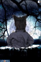 Aroma 22'' Loup Animé qui Mange une Main avec Yeux Clignotants et Sifflements pour Décoration Extérieure de Fête d'Enfermaison, de Jardin ou de Porche