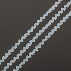 Bán Chạy Nhất Nylon Spandex Thiết Kế Ban Nhạc Picot Dệt Kim Đàn Hồi - Product Image 1