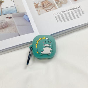 Étui de protection en silicone pour écouteurs en caoutchouc <span class=keywords><strong>dinosaure</strong></span> 3D pour Samsung Galaxy Buds 2 pro/Buds 2/Buds Pro/buds Live Cover Hook - Product Image 3