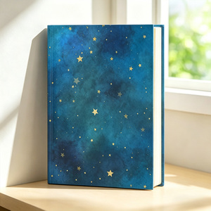 Quaderno con Copertina Rigida A5 Effetto Cielo Stellato, Diario con Stampa Galassia, Personalizzazione Logo Disponibile, per Negozi di Cancelleria - Product Image 5