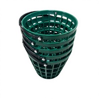 Panier et seau à balles de golf en nylon, sans bruit, peut contenir 50/75/100 balles, modèle OEM FBK-50~100N