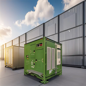 Système d'énergie solaire hors réseau 200 kWp avec système de stockage de batterie 300 kW/645 kWh, générateur synchrone virtuel (VSG) pour réseau, BESS GRES-645- - Product Image 3