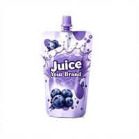 YSH En gros Pochettes souples à bec verseur pour jus et boissons, qualité alimentaire, en plastique, avec finition brillante et impression héliogravure, pour champagne