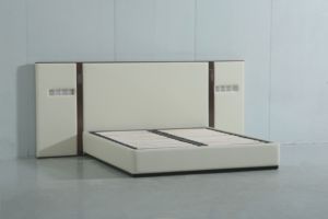 Cama italiana Villa de lujo Precio de fábrica Venta al por mayor Star Hotel Villa B & B <span class=keywords><strong>Club</strong></span> Dormitorio Cama Super Madera maciza Cama grande - Product Image 2