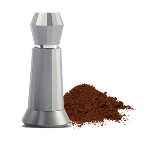 トップセールステンレス鋼針調節可能なコーヒー豆グラウンドディストリビューター51Mmベース付き