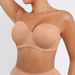 All'ingrosso Plus Size rimovibile con cinturino morbido convertibile da donna Push up <span class=keywords><strong>reggiseno</strong></span> <span class=keywords><strong>senza</strong></span> <span class=keywords><strong>spalline</strong></span> per raccogliere il busto supporto con <span class=keywords><strong>ferretto</strong></span> 1/2 <span class=keywords><strong>reggiseno</strong></span> a coppa - Product Image 4