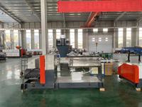 Nouvelle machine de granulation à double vis pour LDPE/PC/HDPE/PA/PE/PP/PET, capacité de 150-1200 kg/h, avec moteur contrôlé par PLC