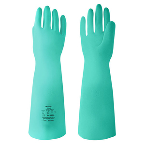 Guantes <span class=keywords><strong>de</strong></span> Nitrilo Reutilizables Superflocados Verdes, Guantes <span class=keywords><strong>de</strong></span> Seguridad para Mecánicos, Resistentes a Químicos, Impermeables, para Trabajos Industriales y <span class=keywords><strong>de</strong></span> Jardinería - Product Image 2