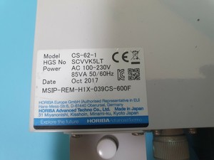 Monitor de Soluciones Químicas HORIBA CS-600F, CS-62-1, Probado y en Funcionamiento - Product Image 4