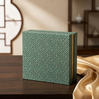 Boîte cadeau en papier rigide personnalisée de luxe avec couvercle et base, finition mate - Emballage pour coffret cadeau