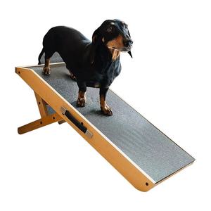 Wooden Dog Ramp Anti-Slip Solid Wood Pet Stairs For Small Dogs Home Use Rectangle Shape H656 - Product Image 2