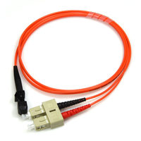 Cordon de raccordement multimode MTRJ (femelle)-SC LC ST Duplex 62.5/125um OM1 de 10 mètres