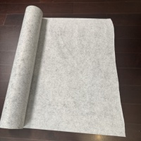 Coton auto-adhésif gris mat pour couverture de protection de sol temporaire feutre polaire pour maison de peinture