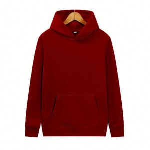 High Quality Custom Logo Printing 230 GSM 100% Polyester Fleece Blank Loose Style Casual <b>Plus</b> <b>Size</b> Men's Hoodies - Product Image 4