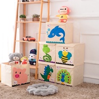 Décoration de salle de jeux pour enfants, adorable dinosaure, tortue, applique en feutre, bac à jouets pliable en tissu, OEM ODM, boîte de rangement pour jouets