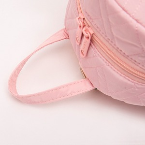 Fashion pink casual lady’s quilted <b>small</b> backpack - Product Image 6